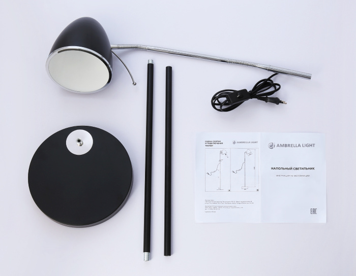 Светильник напольный с выключателем на проводе Ambrella light TR97681