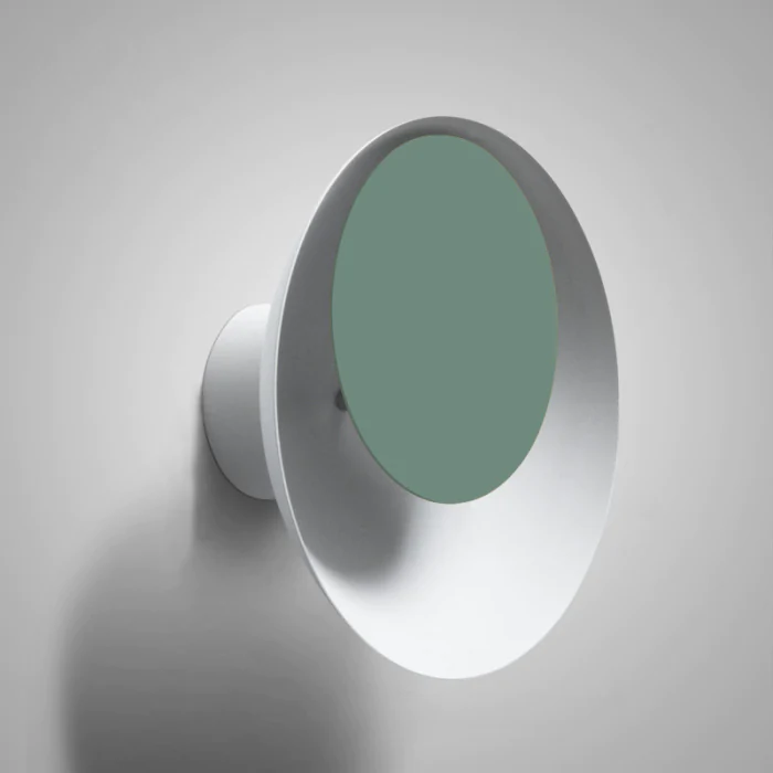 Бра TWIRL D32 White/Green ImperiumLoft