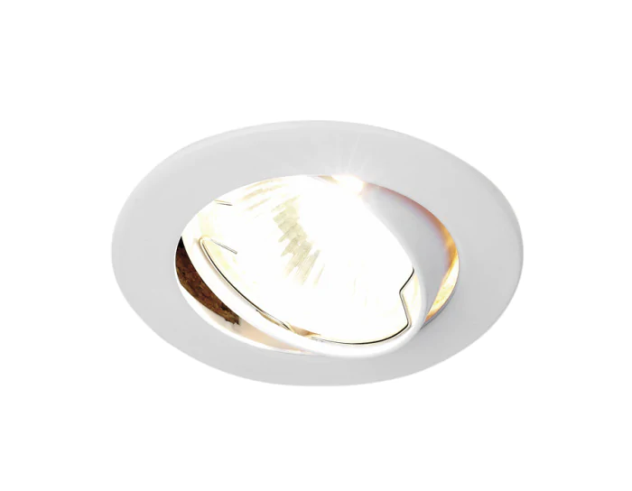 Встраиваемый точечный светильник MR16 с поворотным механизмом Ambrella light 104S WH