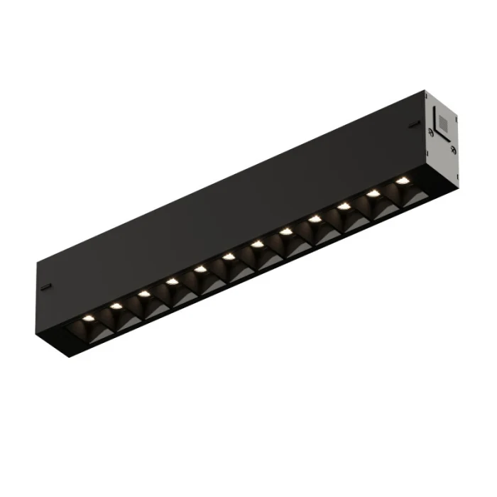 Трековый линейный светильник SIMPLE GRILL DK8101-BK