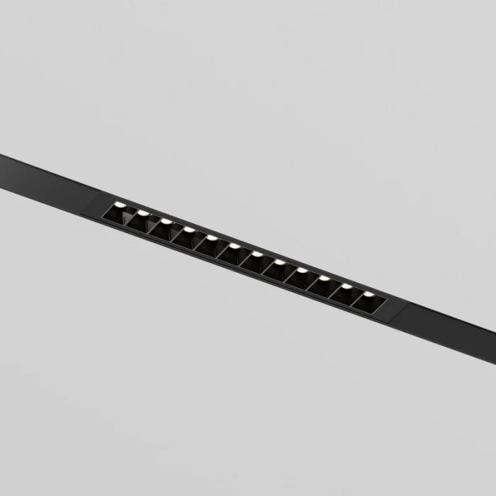 Трековый линейный светильник SIMPLE GRILL DK8101-BK