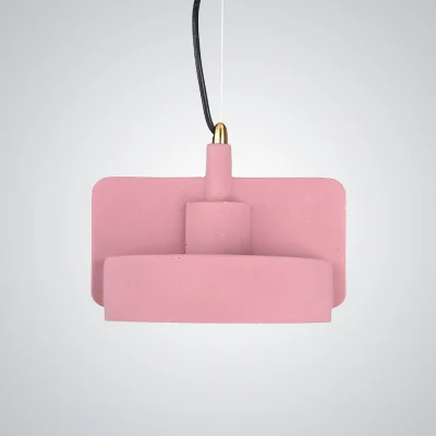 Подвесной бетонный светильник SKOVL A терракот ImperiumLoft