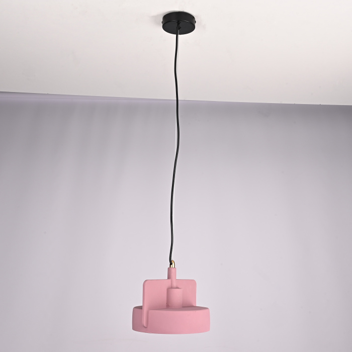 Подвесной бетонный светильник SKOVL A терракот ImperiumLoft