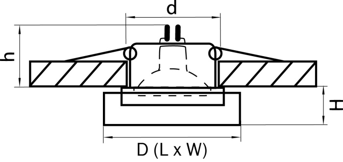 Встраиваемый светильник Lei mini LIGHTSTAR 6136
