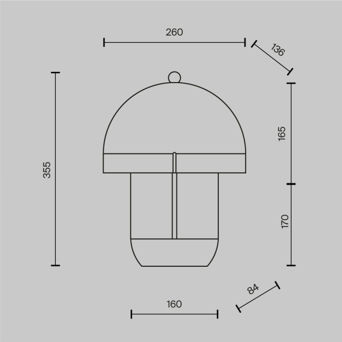 Настольная лампа Maytoni Hope MOD479TL-L14W3K