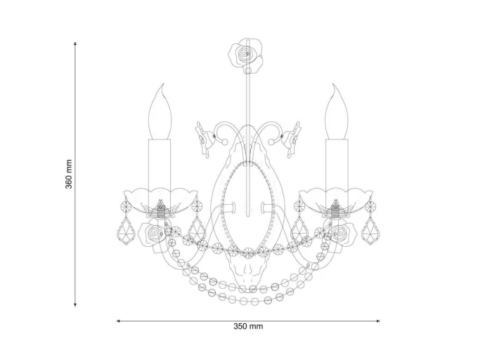 Бра Lucia Tucci Fiori di rose W186.2