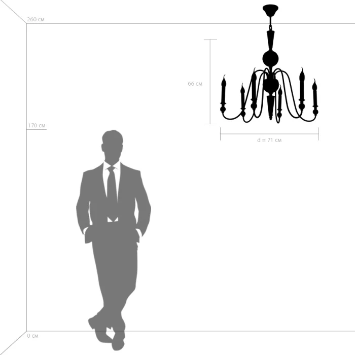 Подвесная люстра RAGNO LIGHTSTAR 732067