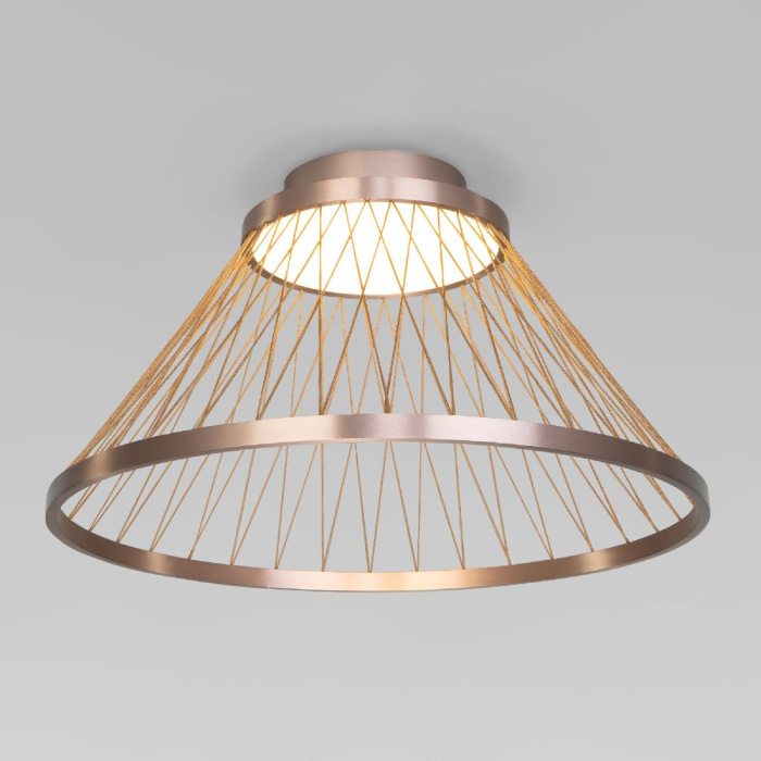 Потолочная люстра Eurosvet Cesta 40019/1 LED коричневый