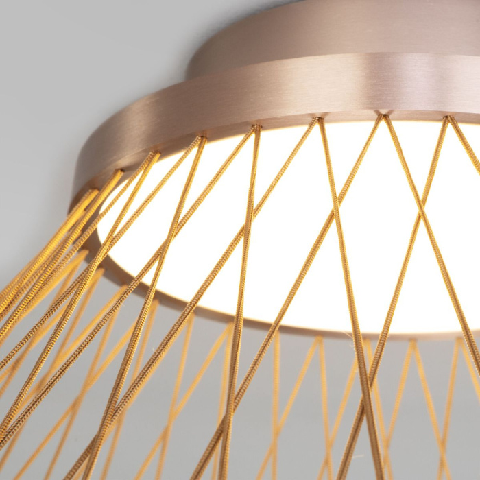 Потолочная люстра Eurosvet Cesta 40019/1 LED коричневый