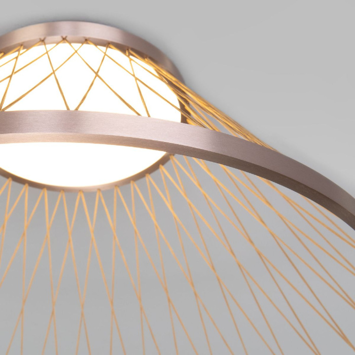 Потолочная люстра Eurosvet Cesta 40019/1 LED коричневый