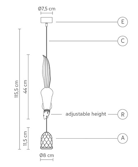 Светильник Белка karman Sherwood e robin SE151 BB INT-White ImperiumLoft