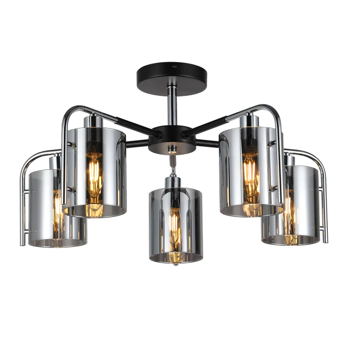 Потолочный светильник ELEGANT ESCADA 671/5P Chrome