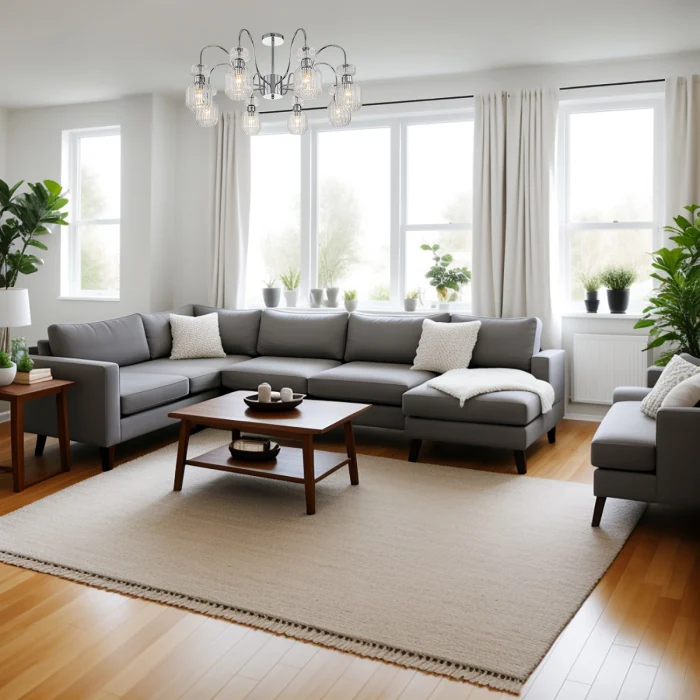 Потолочная люстра на штанге GLOSS ESCADA 1141/8PL Chrome/Clear