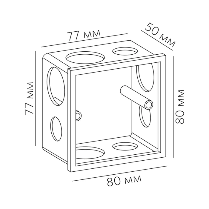 Монтажная коробка Led Technology SPACE CCT PANEL TUYA MOUNTING BOX