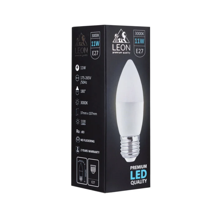 Светодиодная лампа Leon LE-C35-11W-3000K-E27
