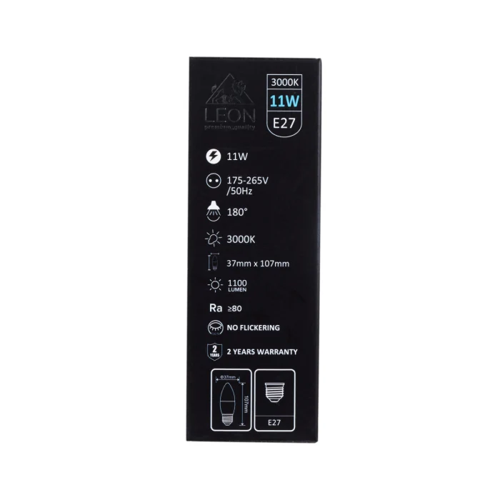 Светодиодная лампа Leon LE-C35-11W-3000K-E27