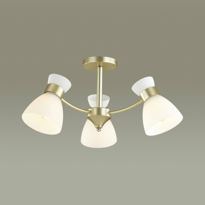 Люстра потолочная 4535/3C COMFI LN21 057 матовое золото Люстра потолочная E27 3*60W 220V WILMA
