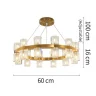 Подвесная люстра Delight Collection Arcachon 8530P/D610 gold