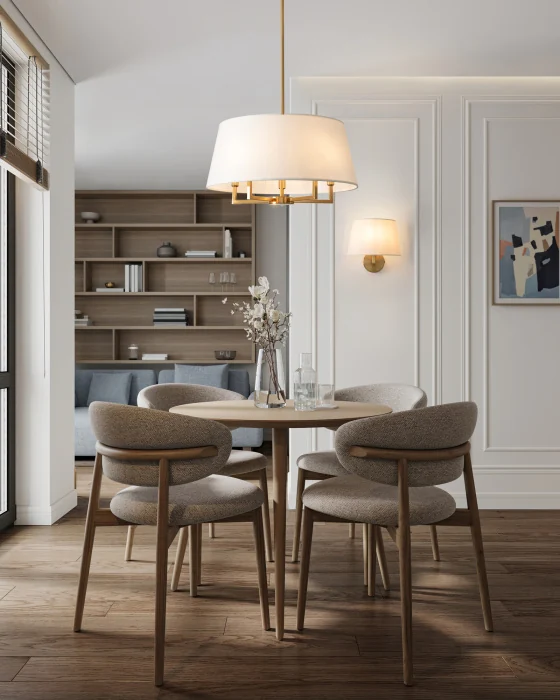 Люстра на штанге Freya Graceful FR2042CL-05N