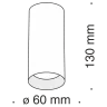Потолочный светильник Maytoni Focus C010CL-01MG