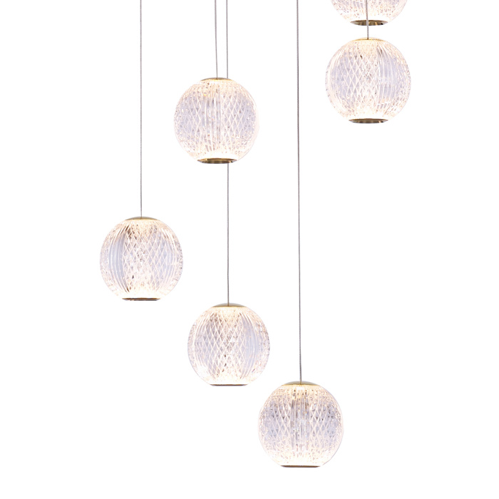 Подвесной светильник Delight Collection Elliot Diamante MD20001012-12A gold