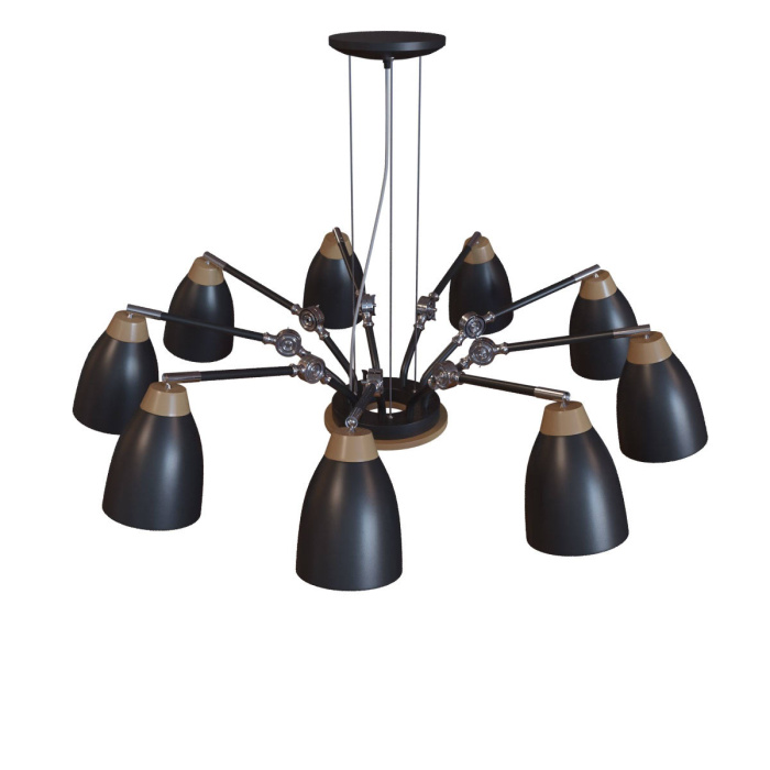 Подвесная люстра Loft it Watchman LOFT4402/9BL