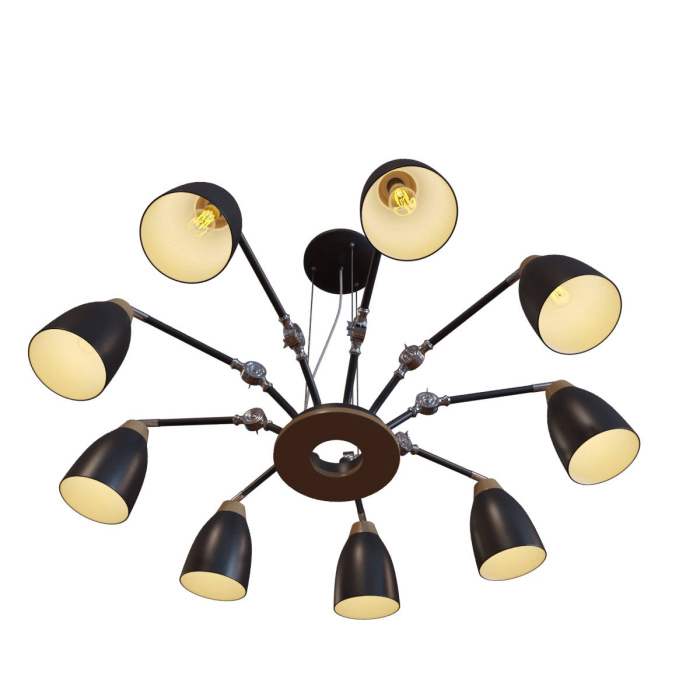 Подвесная люстра Loft it Watchman LOFT4402/9BL