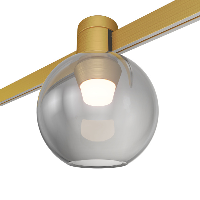 Магнитный трековый светильник FARM Золотистый LED 1*3W 3000K 89Lm Ra90 120 IP20 D85xH11 ST819.206.03