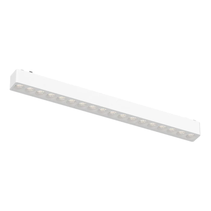 Магнитный трековый светильник Белый LED 1*18W 4000K 1 560Lm Ra>90 36° IP20 L338xW26xH24 ST673.546.18