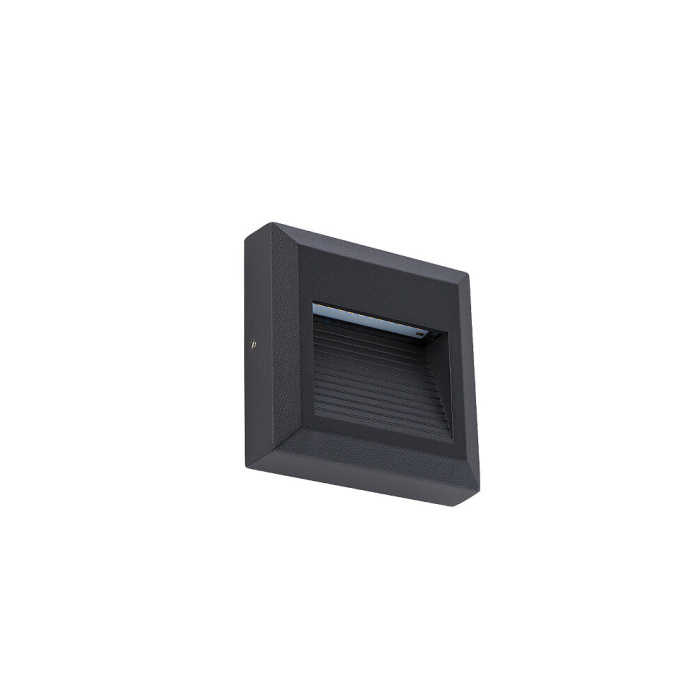 Встраиваемый светильник Nowodvorski Sidewalk Square Led Black 8148