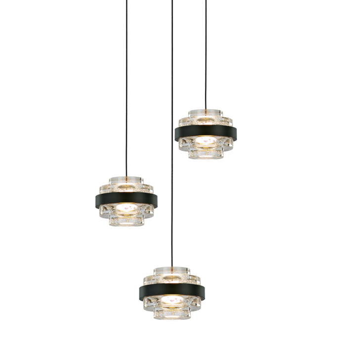 Подвесной светильник Delight Collection Indiana MD22030002-3A black/clear