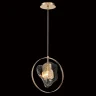 Подвесной светильник Delight Collection Cowley P60669-1 gold/clear