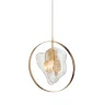 Подвесной светильник Delight Collection Cowley P60669-1 gold/clear