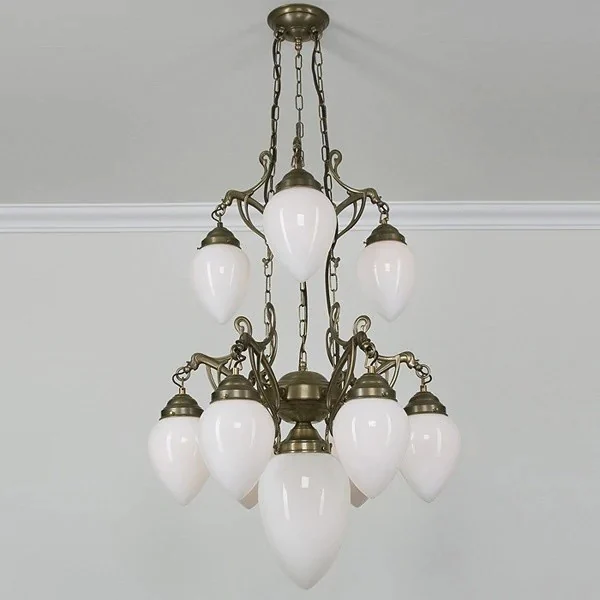 Подвесная люстра Berliner Messinglampen D233-123op+223opB