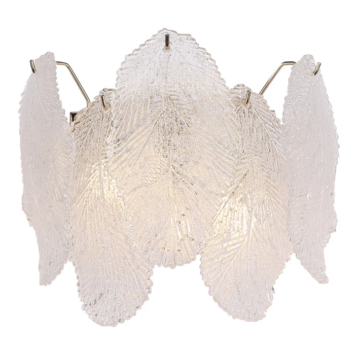 Светильник настенный ST-Luce золотистый/прозрачный, янтарный G9LED 2*5W SL6135.201.02