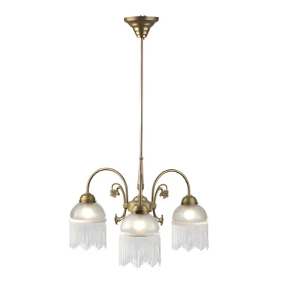 Люстра на штанге Berliner Messinglampen D12-15ae+P4B