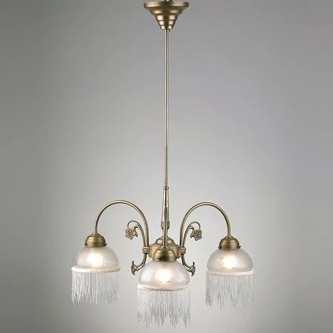 Люстра на штанге Berliner Messinglampen D12-15ae+P4B