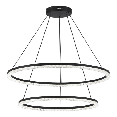 Светильник подвесной ST-Luce черный/прозрачный LED 1*96W 4000K SL1018.403.02