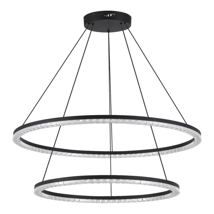 Светильник подвесной ST-Luce черный/прозрачный LED 1*96W 4000K SL1018.403.02