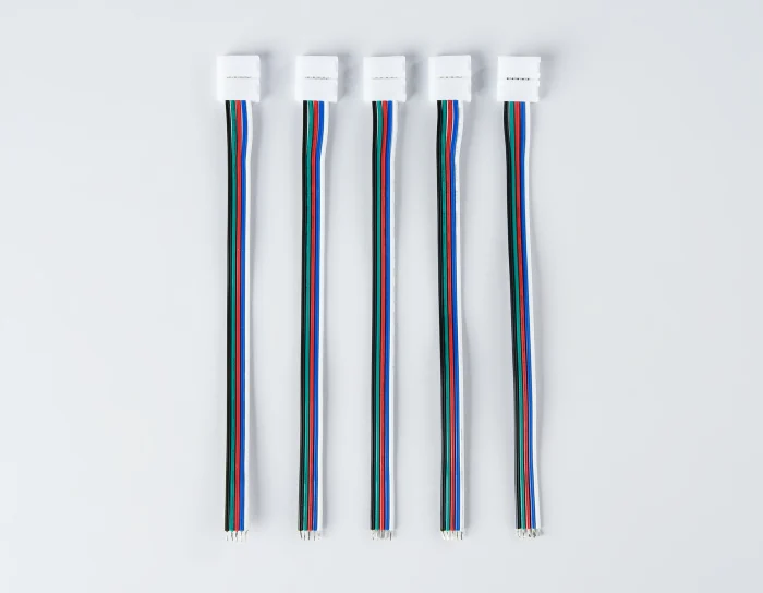 Соединитель гибкий односторонний для светодиодной ленты 5050 12/24V (5 конт.) 150 мм GS7301 (5шт) Ambrella light GS7301