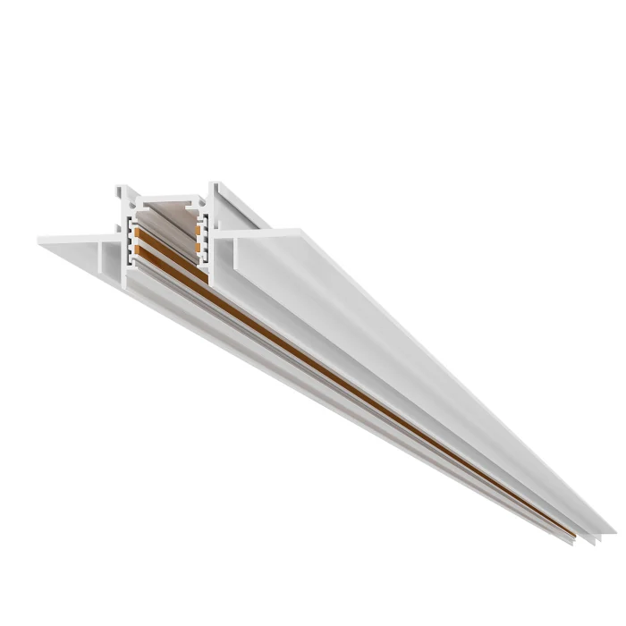 Шинопровод магнитный встраиваемый под ГКЛ 12мм ST-Luce Белый L2000мм(заглушки в комп) ST1004.529.12