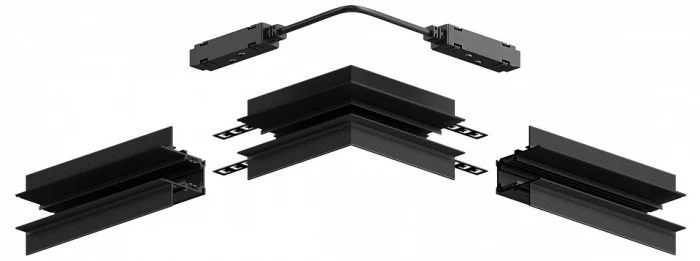 Соединитель угловой внешний для треков встраиваемых Hesby Lighting ElDeko 0064