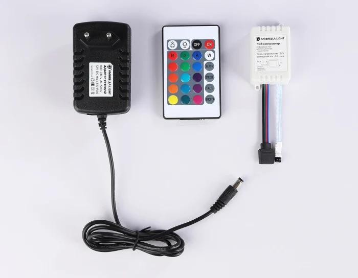 Комплект светодиодной ленты RGB Ambrella Light GS2401 5050 30Led /7.2W m/ 12V IP20 RGB 5m Ambrella light GS2401