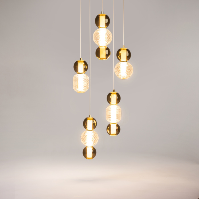 Подвесная люстра Maytoni Drop MOD273PL-L80G3K
