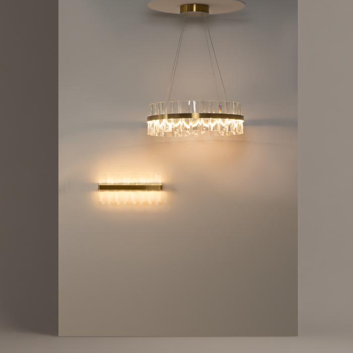 Подвесная светодиодная люстра Maytoni Mirage MOD173PL-L45BS3K