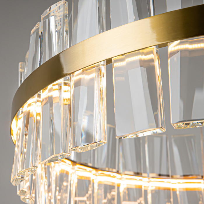 Подвесная светодиодная люстра Maytoni Mirage MOD173PL-L45BS3K