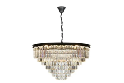 Подвесная люстра iLamp Triumph 6101-800 Черная