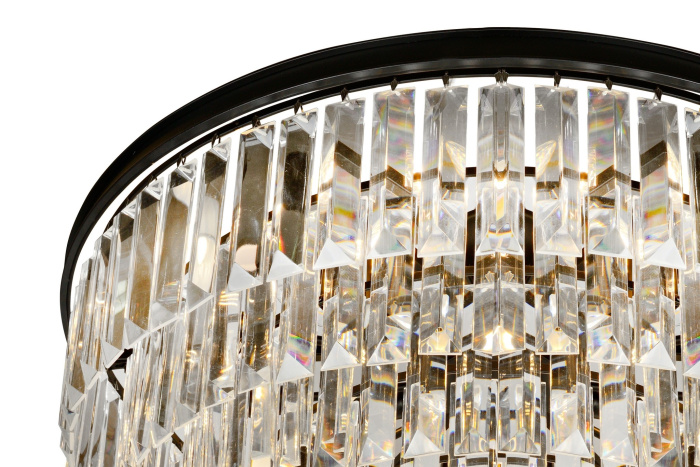 Подвесная люстра iLamp Triumph 6101-800 Черная