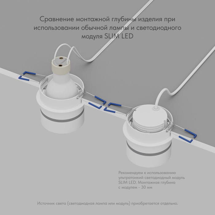 Влагозащищенный светильник Denkirs Ribe DK2404-WH