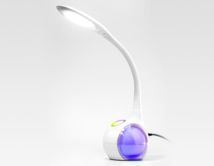 Светодиодная настольная лампа с RGB подсветкой Ambrella light DE532